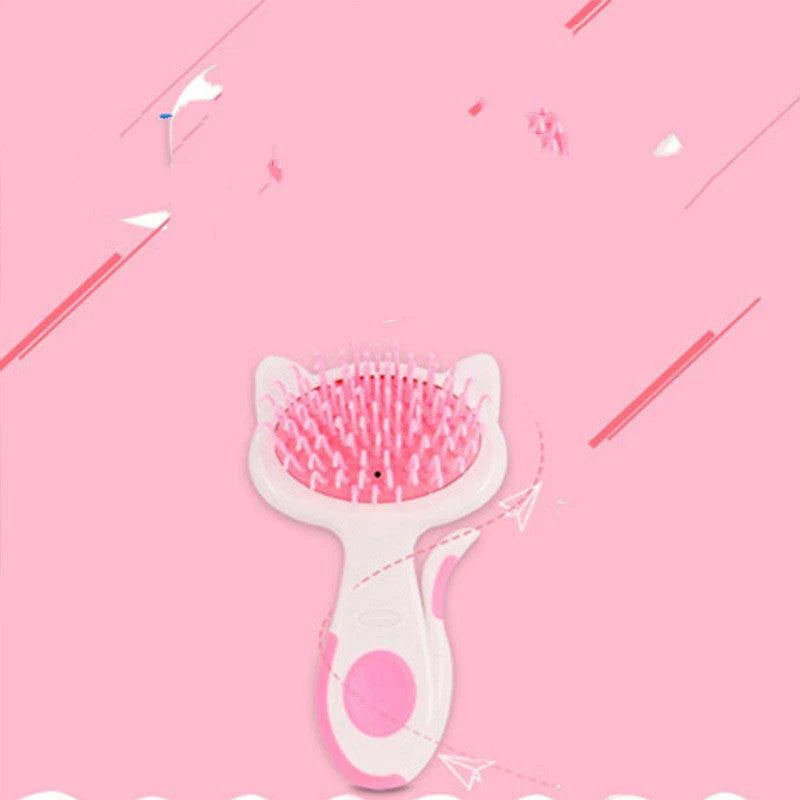 Purrfectly Pink Feline Fur Comb